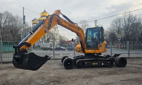 Мини-экскаватор колесно-гусеничный HZM X9